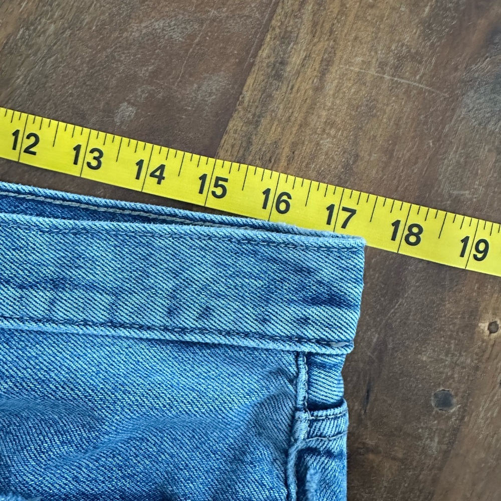 Favorite Daughter The Tommy mid rise boyfriend Blue Embroidered Jeans size 31 - Picture 8 of 12